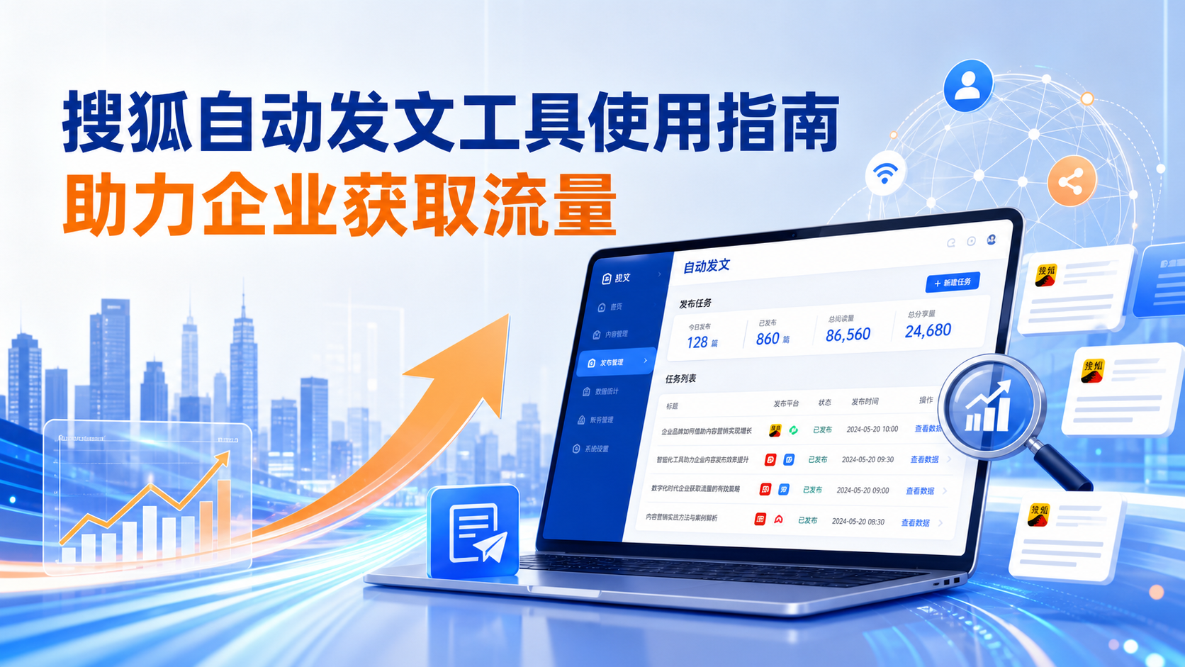 搜狐自动发文工具的使用指南：助力葫芦岛企业获取流量
