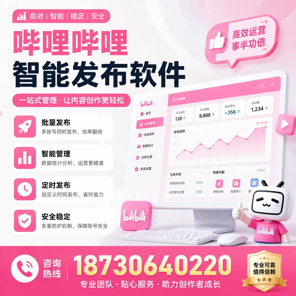 如何评估哔哩哔哩智能发布软件的ROI?葫芦岛 企业必读